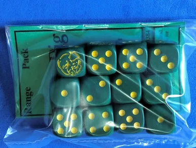 PIGXX205 - PIGGY DICE (12) - BRITISH RCING GREEN