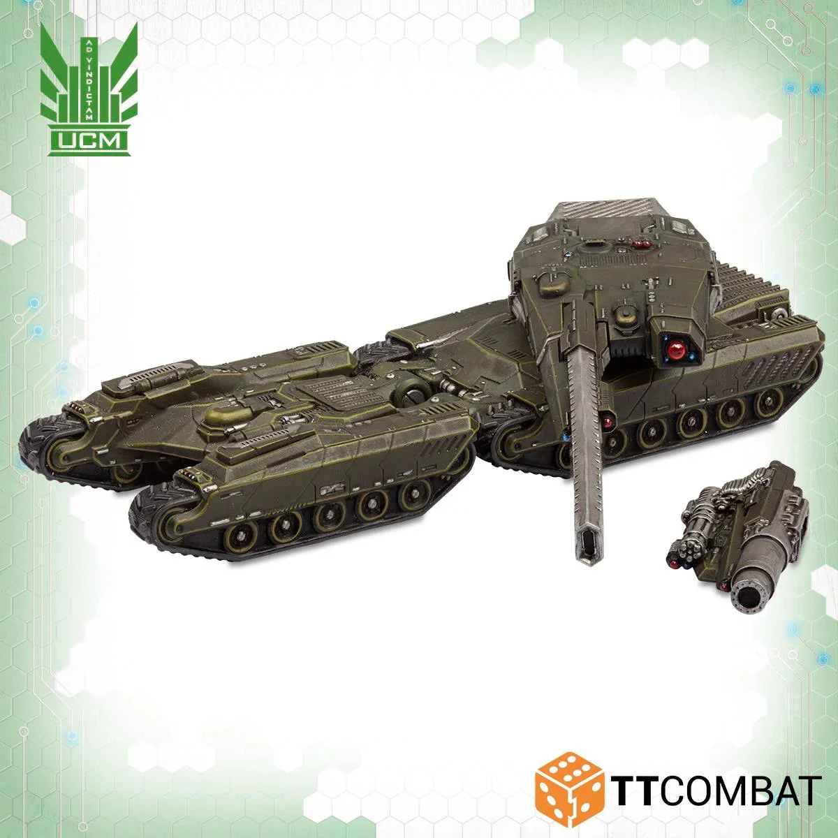 Dropzone Commander UCM Broadsword Super Heavy Tank - TTCombat