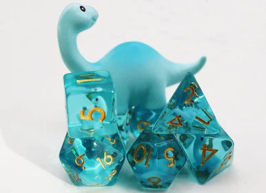 Foam Brain Games 2363 Brontosaurus RPG Dice Set - FoamBrain