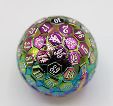 Foam Brain Games 5021 45mm Metal D100 - Burnt Opal