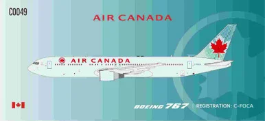 Air Canada B767-300ER Reg: C-FOCA C0049 Scale 1:400