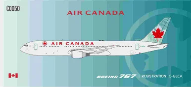 Air Canada B767-300 Reg: C-GLCA C0050 Scale 1:400