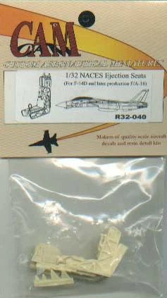 CAMR32040 1:32 CAM Resin NACES Ejection Seat #R32040 - CAM Decals