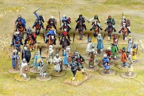 SAGA Moor Starter Warband, 28 mm Scale Metallic Figures - Gripping Beast