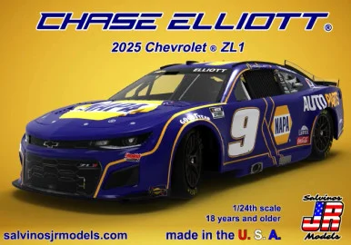1/24 Chase Elliott 2025 #9 Chevrolet Camaro Primary NAPA -HMC2025CEP