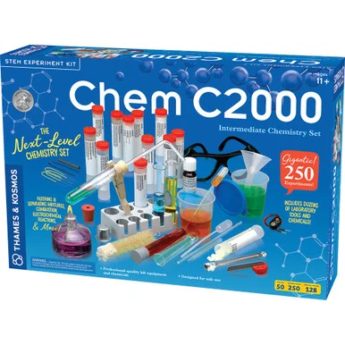 Thames & Kosmos 640125 CHEM C2000 Intermediate Chemistry Set