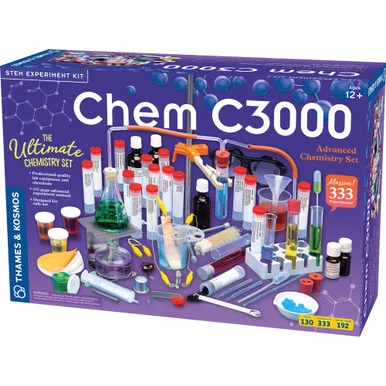 Thames & Kosmos 640132 CHEM C3000 Advanced Chemistry Set