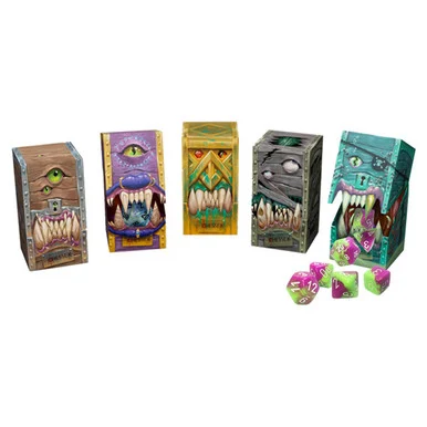 Chessex 38000 Hidden Wonders Mystery 7-Die Polyhedral Set