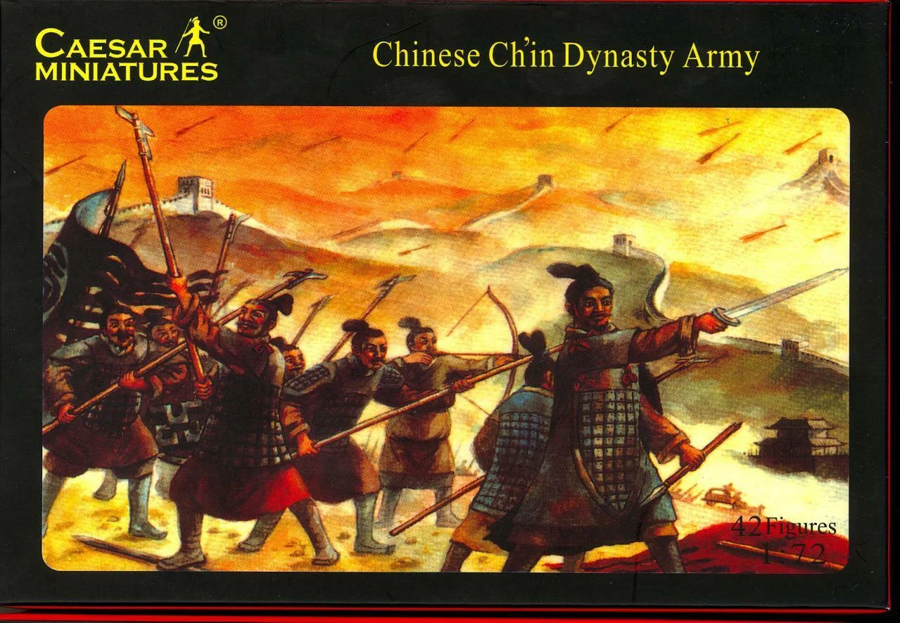 Ancient Chinese Ch’in (Qin) Dynasty Army Figures 1/72 Scale By Caesar Miniatures - Caesars Miniatures