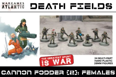 28mm Cannon Fodder (2): Females - Wargames Atlantic