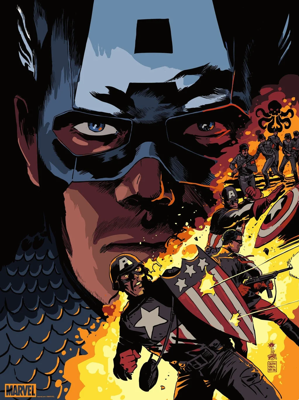 Captain America & Bucky #625 - Francesco Francavilla