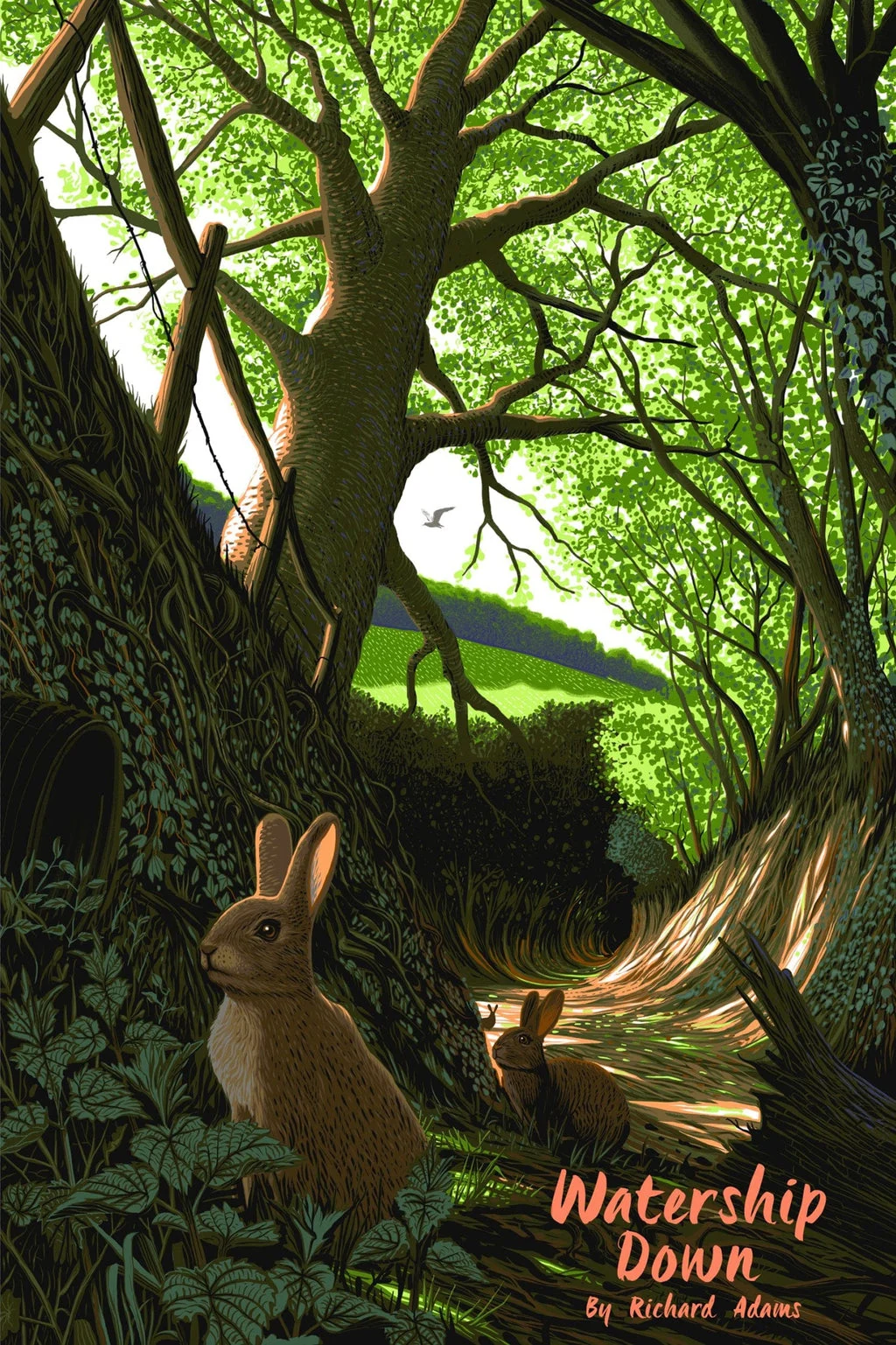 Black Dragon Press x Mondo #29: Watership Down Poster - Sam Chivers