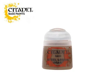 Warhammer Colour 21-17 Steel Legion Drab -Base (12ml)