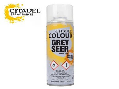 Warhammer Colour 62-34 Grey Seer Spray Paint (400ml)