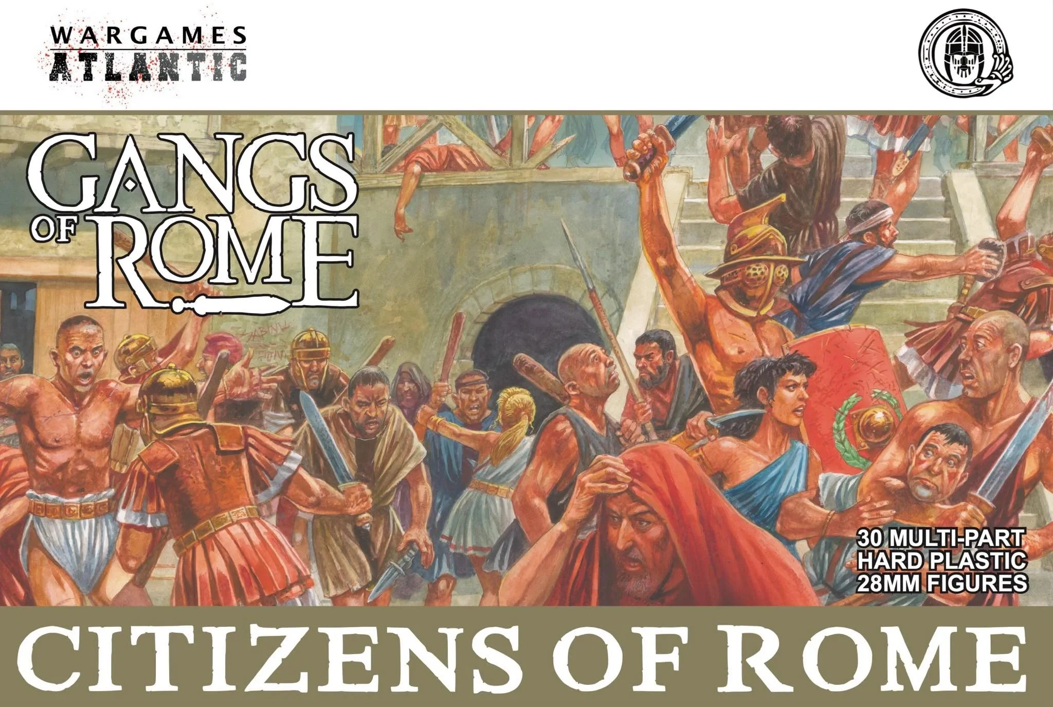 Citizens of Rome, 28 mm Scale Model Plastic Figures - Wargames Atlantic