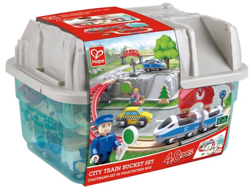 City Train Bucket Set - HaPe International Inc