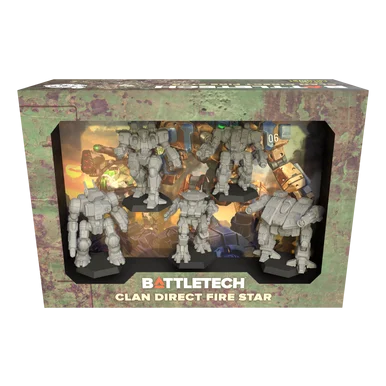 Catalyst Game Labs 35760 BattleTech: Clan Direct Fire Star Force Pack