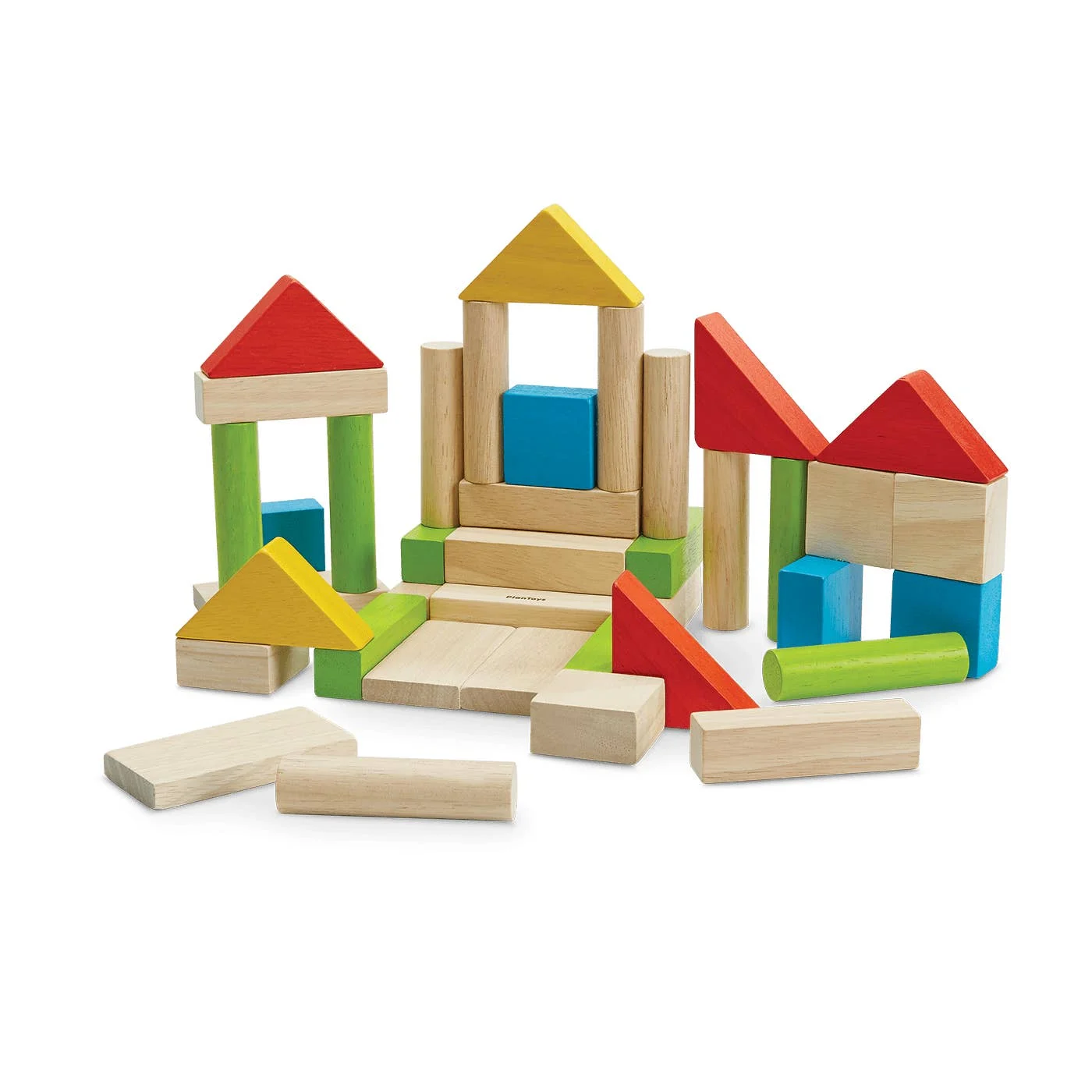 Colorful 40 Unit Blocks - Plan Toys