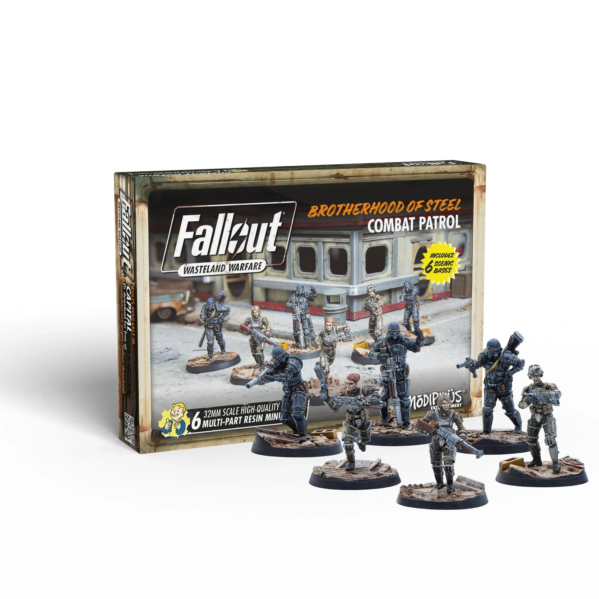 Fallout: Wasteland Warfare – Brotherhood of Steel: Combat Patrol - Modiphius