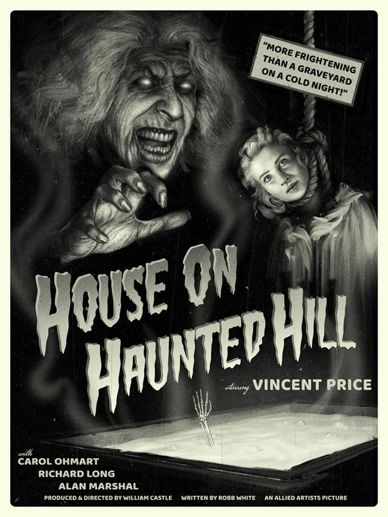House on Haunted Hill Poster - Sam Wolfe Connelly