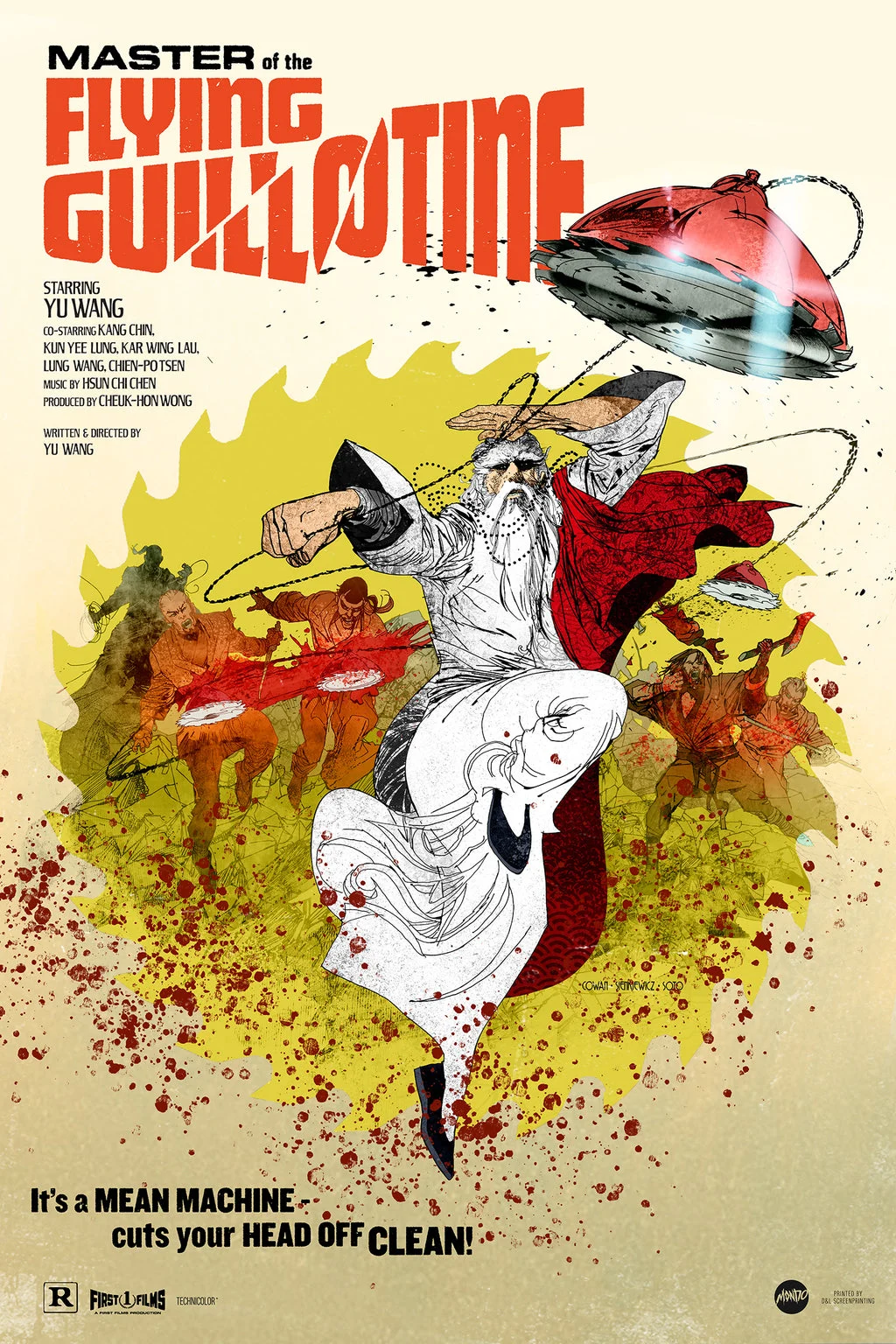 Master of the Flying Guillotine Poster - Denys Cowan, Bill Sienkiewicz, and Chris Sotomayor