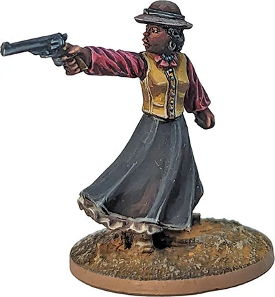 Dead Man’s Hand Natalie “Nate” Love 28 mm Scale Model Metal Figure - Great Escape Games