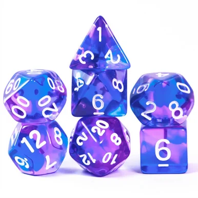 Foam Brain Games 2347 Crystal Dream RPG Dice Set - FoamBrain