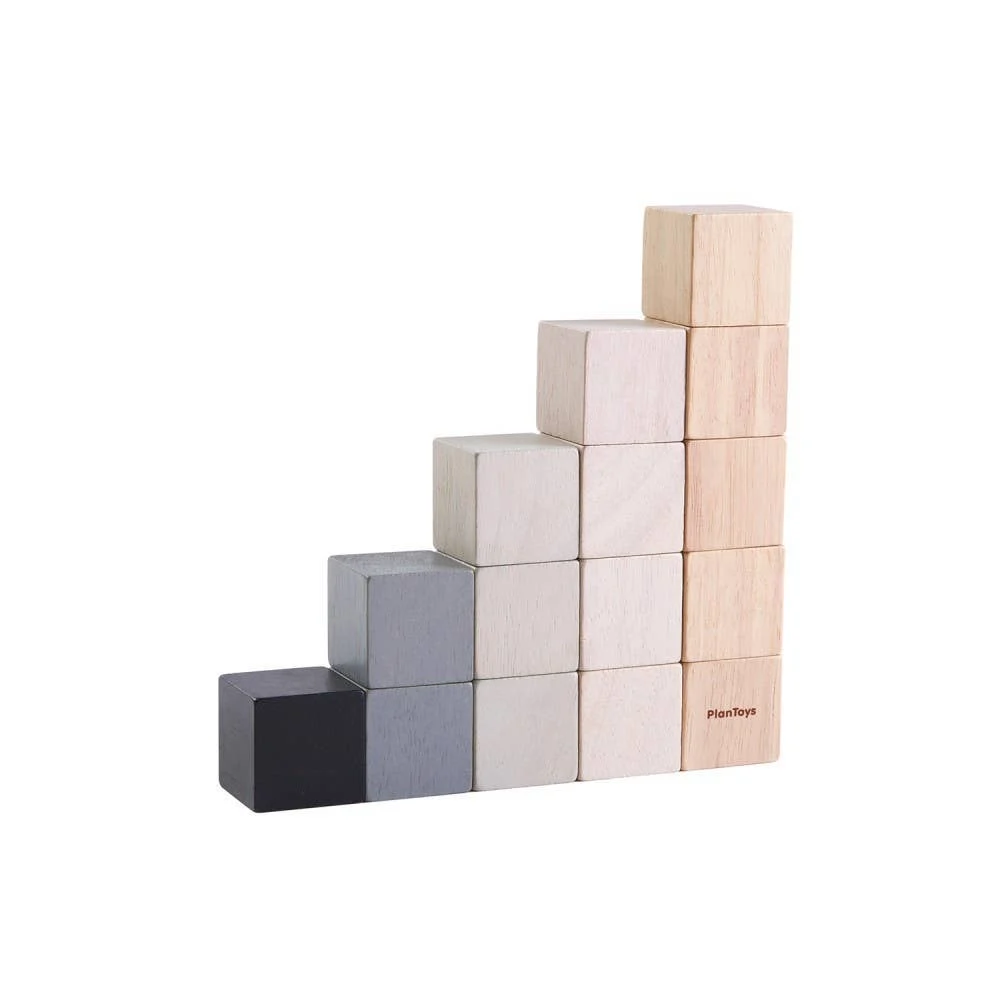 Cubes Wooden Blocks - Plan Toys