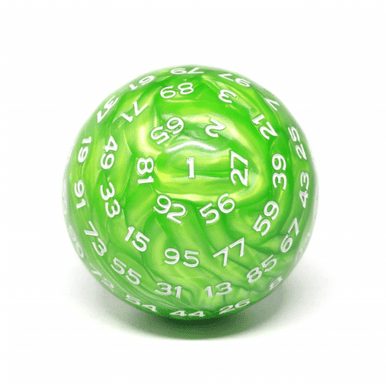 Foambrain Games 5047 45mm D100 - Green Pearl