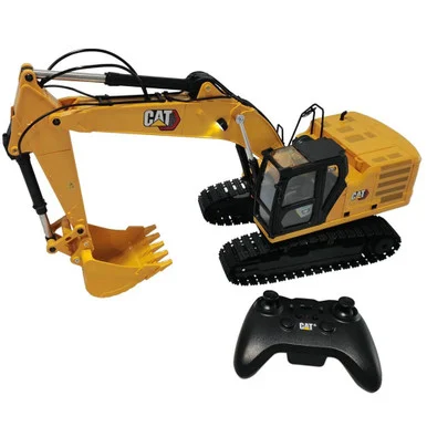 DieCast Masters 28005 RC Caterpillar 320 Hydraulic Excavator with Bucket, Grapple and Hammer Attachments 1/16 Scale RTR