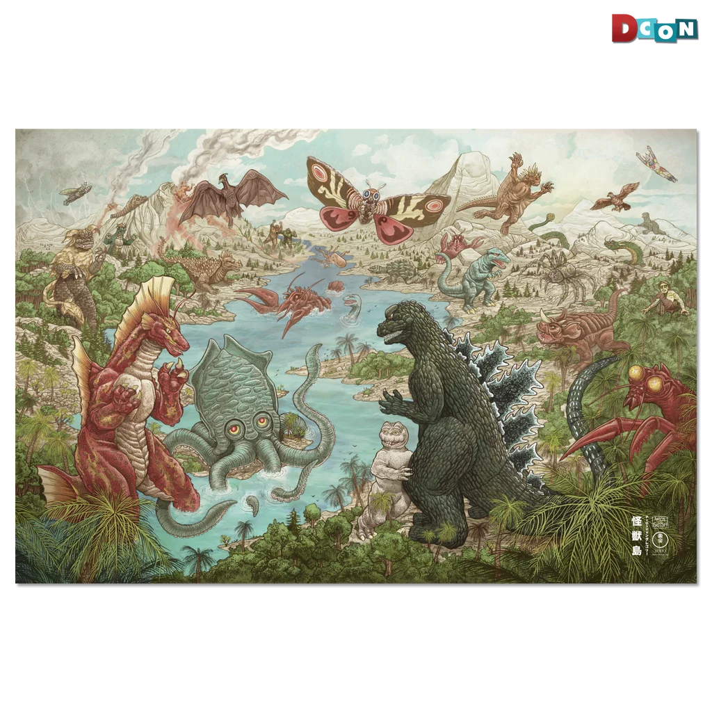 Godzilla: Monster Island Poster - Aaron John Gregory