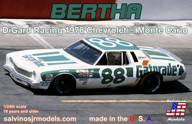 1/24 "BERTHA" 1978 DiGard Racing Chevy Monte Carlo - Salvinos JR Models