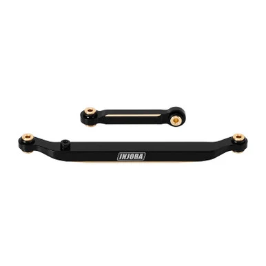 INJORA SCX24-188BK Black SCX24-188BK 14g Heavy Brass Steering Links for 1/24 Axial SCX24