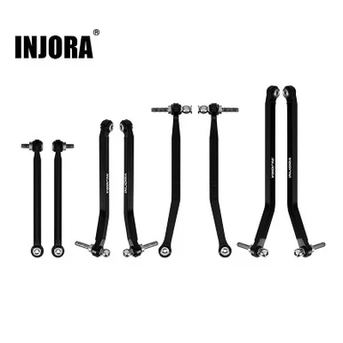 INJORA SCX30-02BK Aluminum High Clearance Chassis Links for 1/30 Axial SCX30