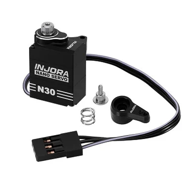 INJORA INJS-N30 Aluminum N30 NANO Servo with Servo Saver for 1/30 SCX30
