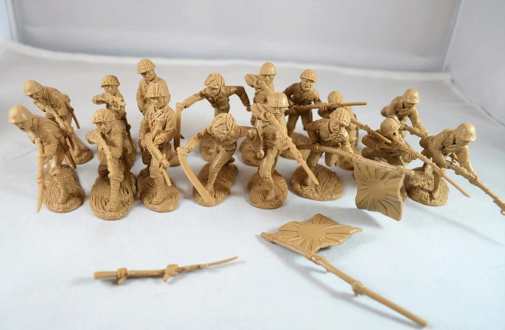 Japanese Infantry World War II, 1/32 (54 mm) Scale Model Plastic Figures - TSSD
