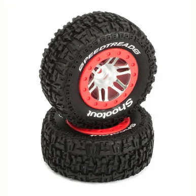 Duratrax DTXC2947 SpeedTreads Shootout SC Front Rear Mounted (2): Traxxas Slash, ECX 4X4