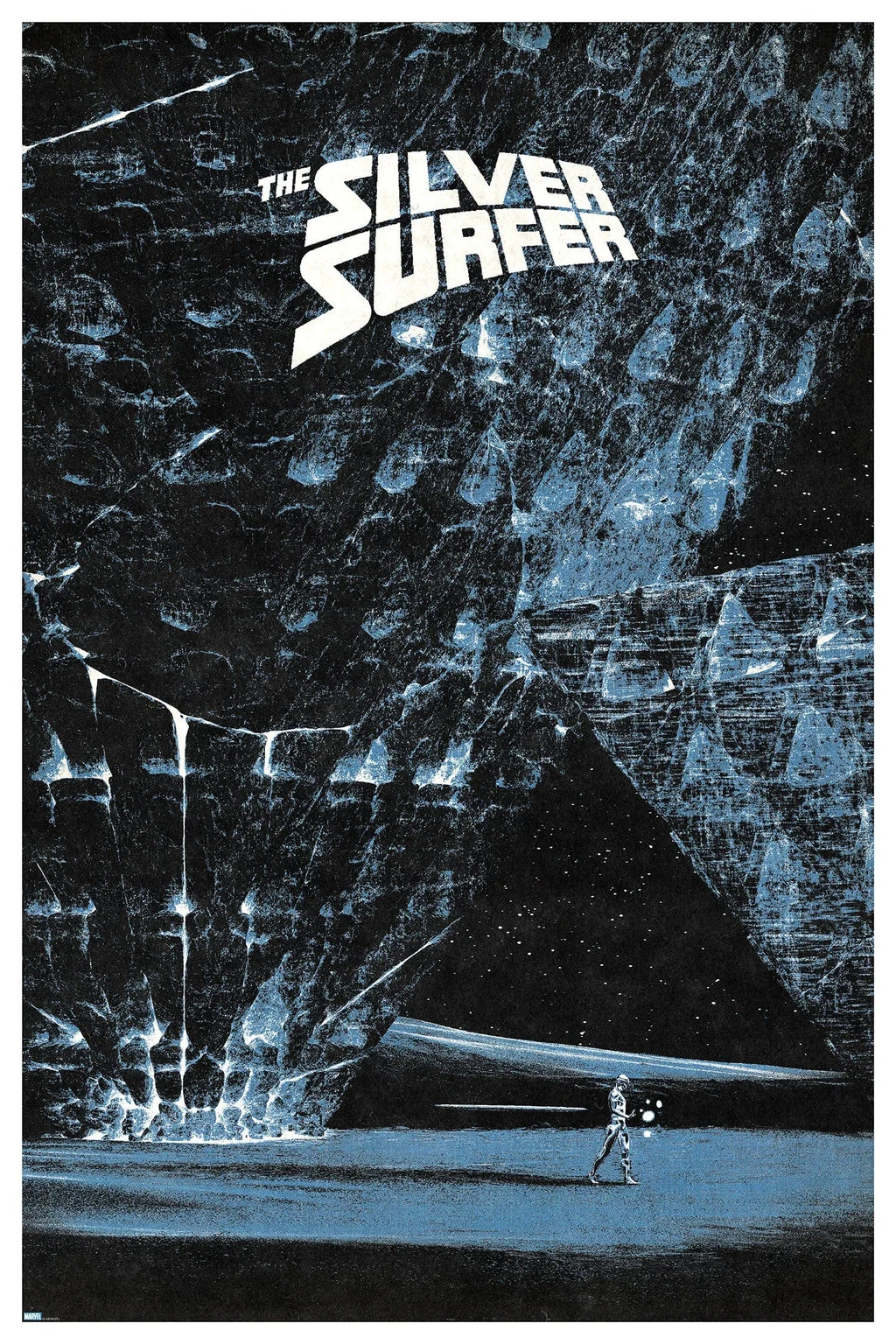 Silver Surfer Screenprinted Poster - Daniel Taylor