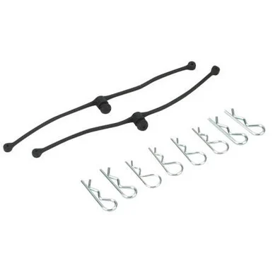 Dubro Products 2245 Body Klip Retainer, Black (2)