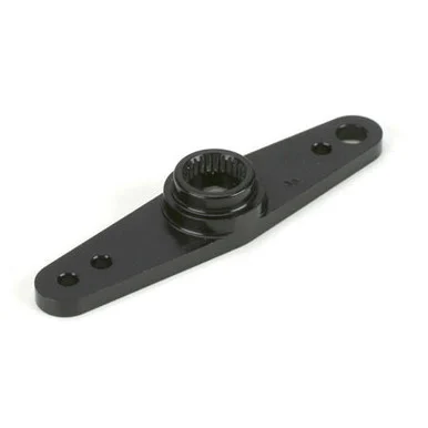 Dynamite DYN2539 Machined Aluminum Black Servo Arm for Futaba 25T Spline