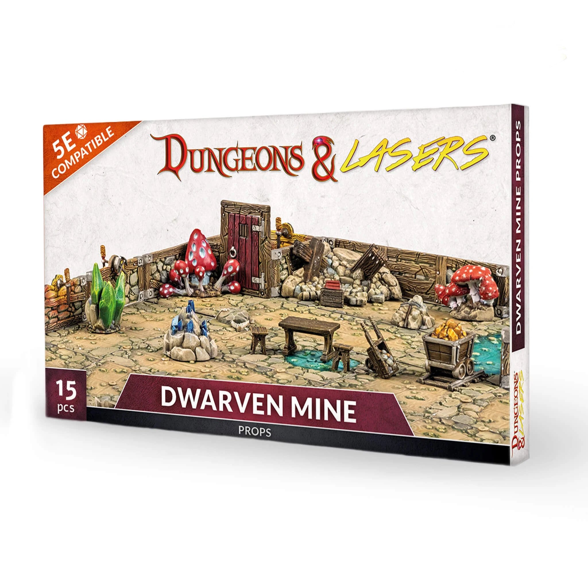 Dungeons & Lasers Dwarven Mine Props - Archon Studio