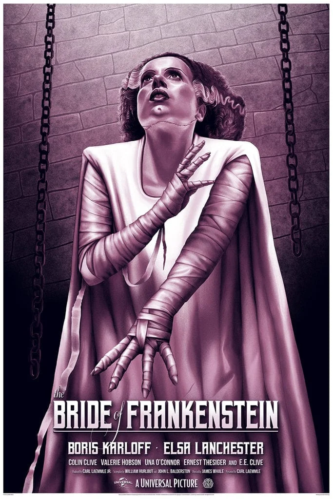 Bride of Frankenstein Poster - Sara Deck