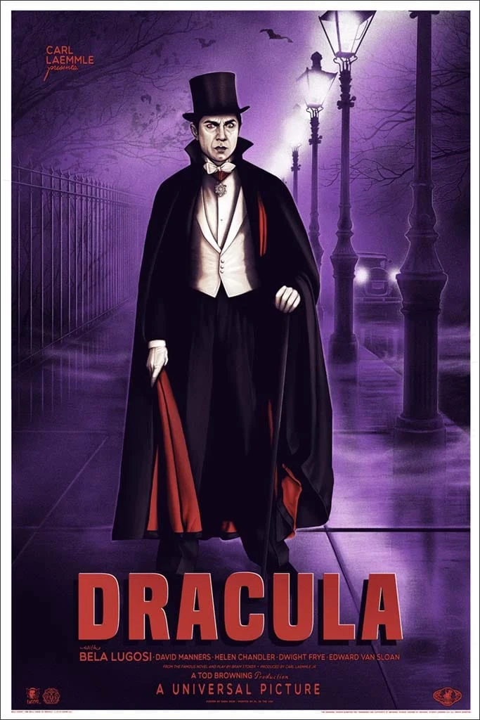 Dracula (Variant) Poster - Sara Deck