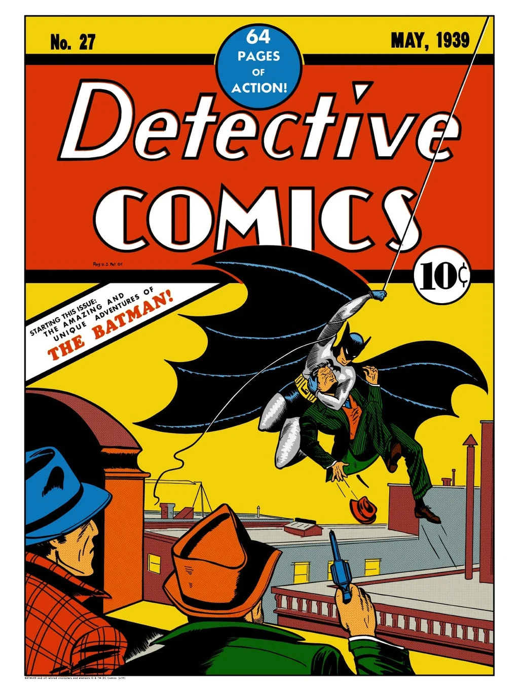 Detective Comics 27 Poster - Bob Kane