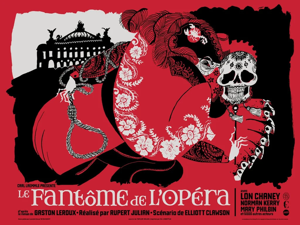 Phantom of the Opera (Variant) Poster - Taylor Dolan