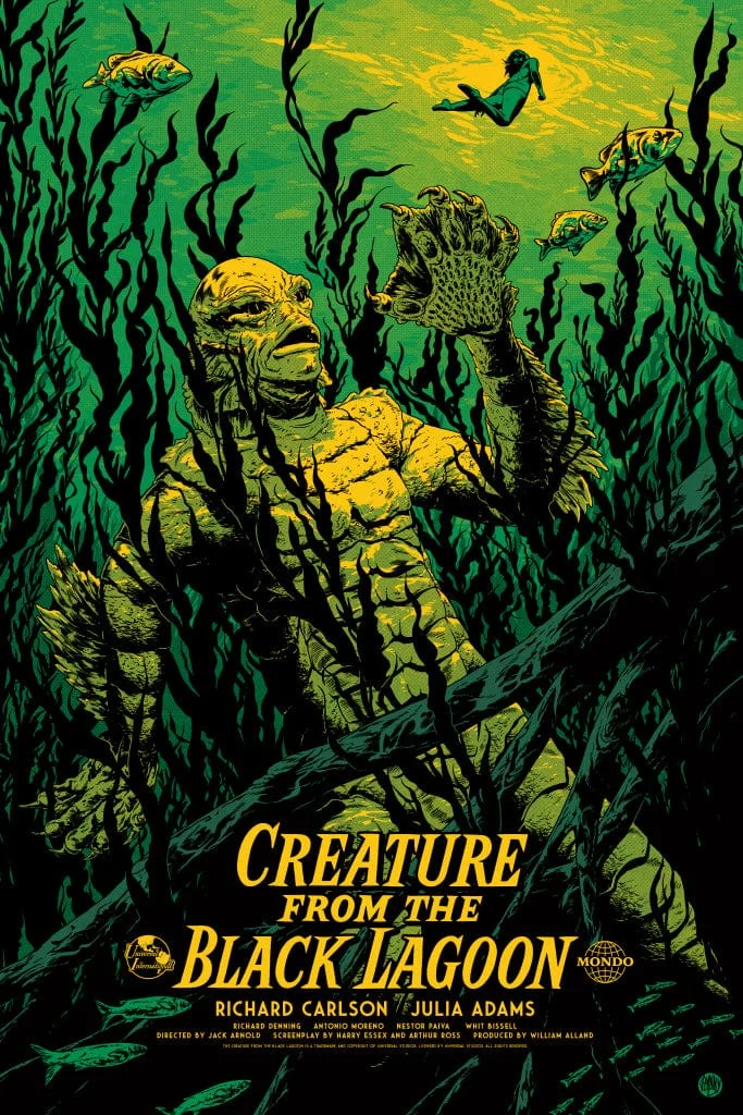 Creature from the Black Lagoon Poster - Johnny Dombrowski
