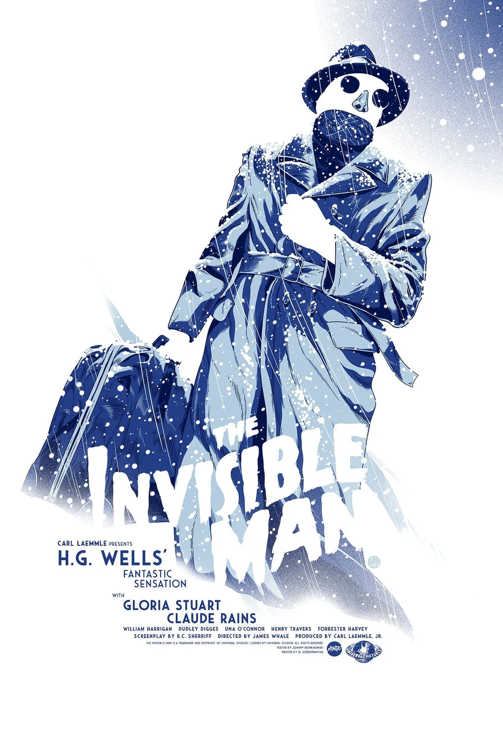 The Invisible Man Poster - Johnny Dombrowski