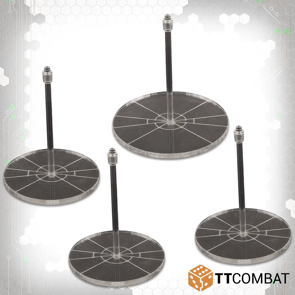 Dropfleet Commander Heavy Clear Base Pack - TTCombat