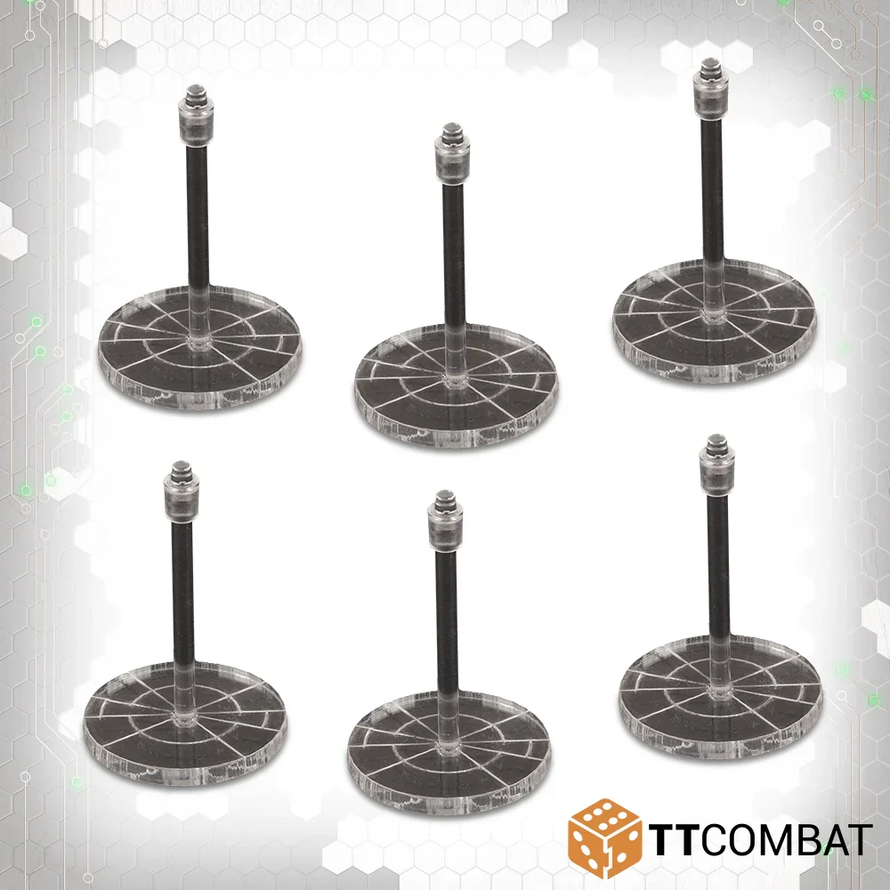 Dropfleet Commander Light Clear Base Pack - TTCombat