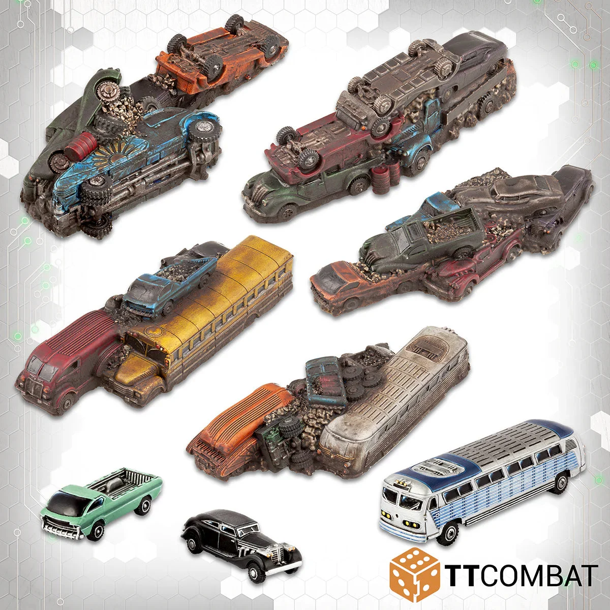 Dropzone Commander Wrecked Highway Accessories - TTCombat